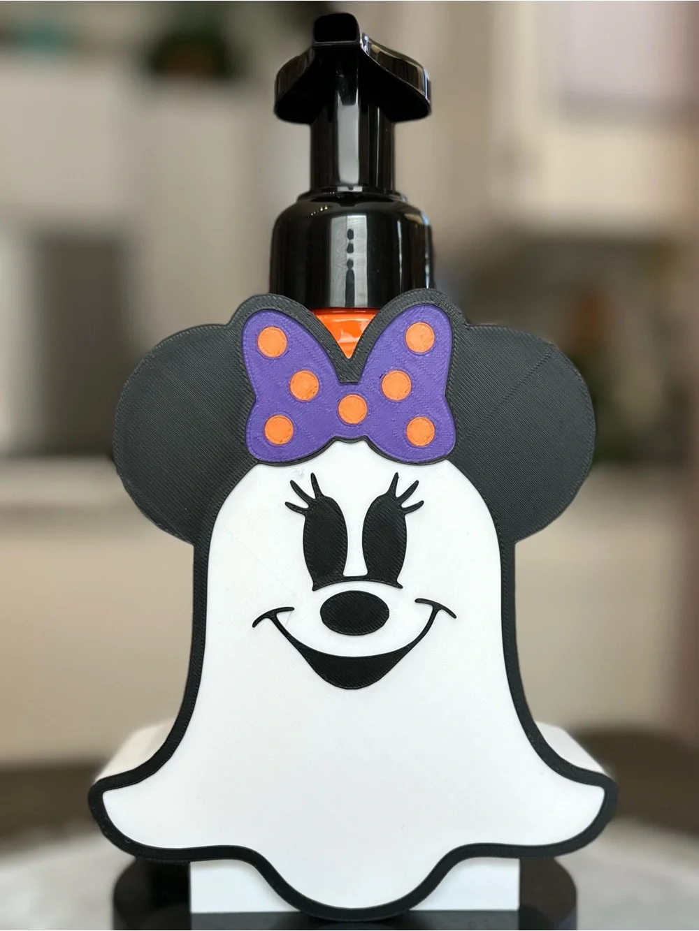 Disney Halloween Ghost Minnie Soap Holder for Bath & Body Works Bottles
